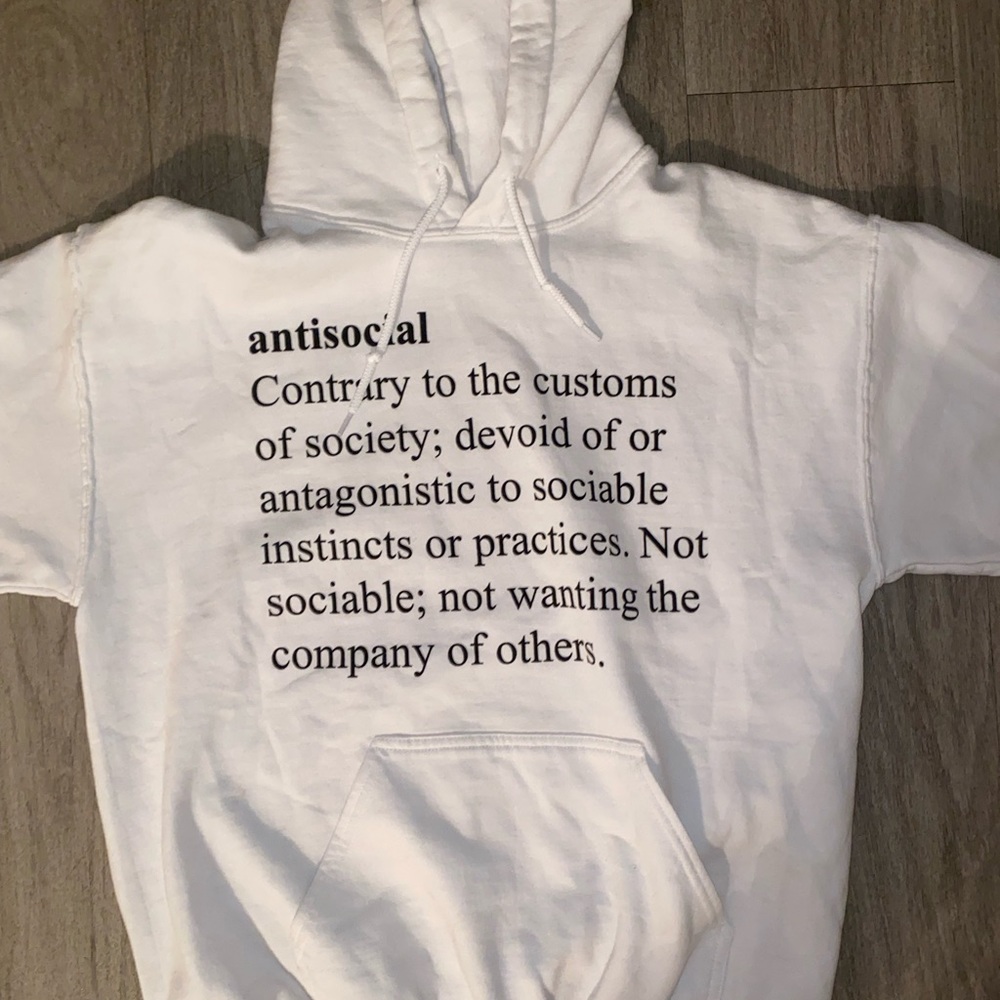 Anti Social Social Club - Meanings Hoodie - Picture 3 of 5
